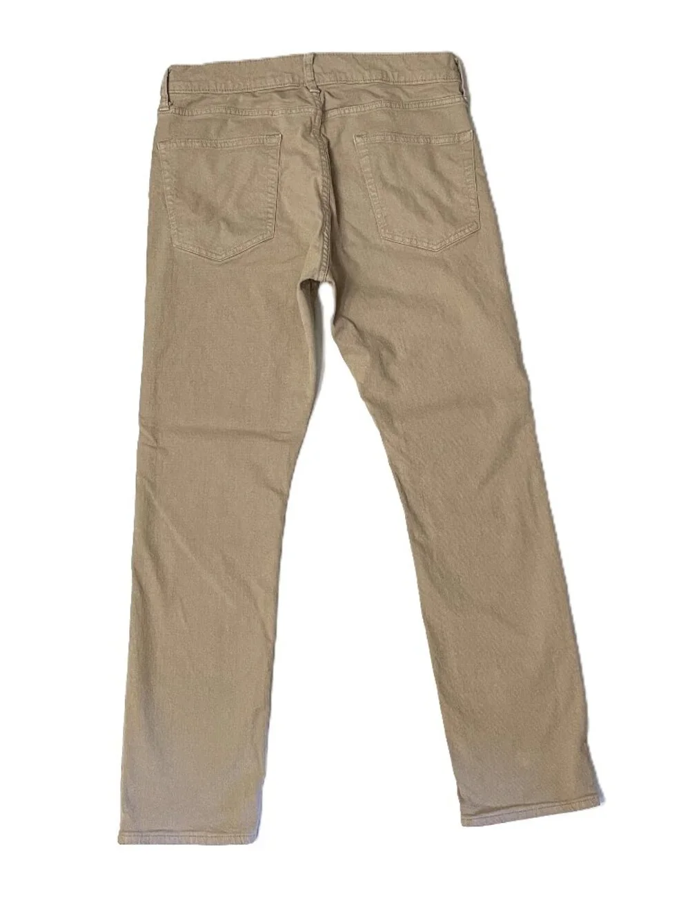 J.Crew 770 Jeans Men 30x30 * Khaki Pants Denim Stretch 5-Pocket Straight AZ962